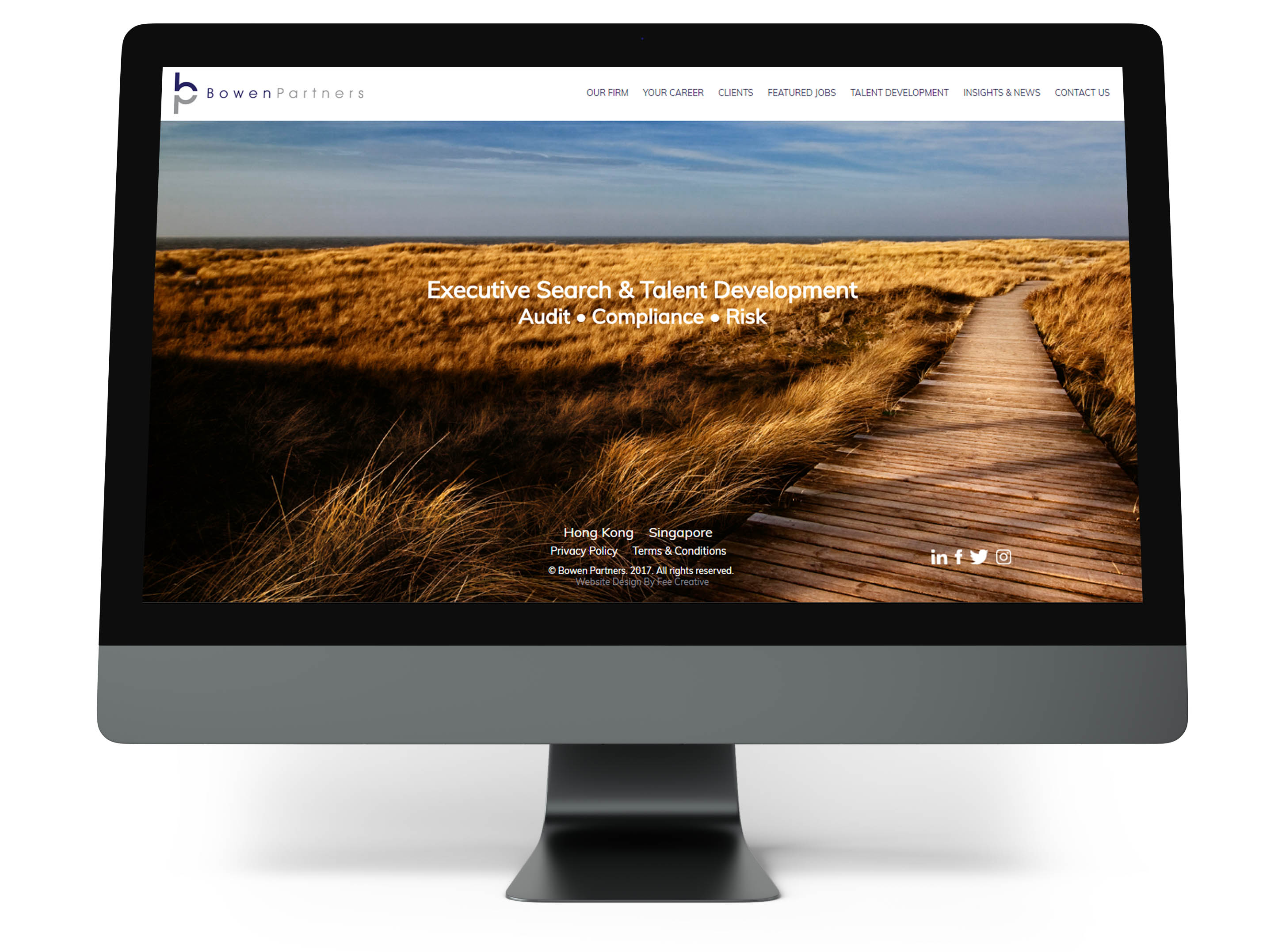 FEE Creative - Bowen Partners Website Design